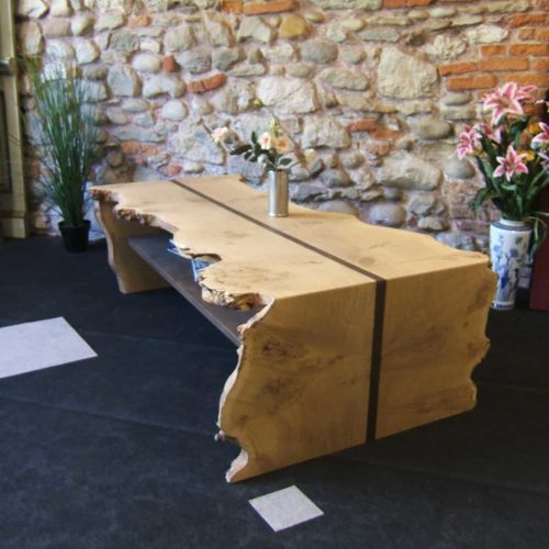 L’Atelier du Cornillon : table basse chene ronceux