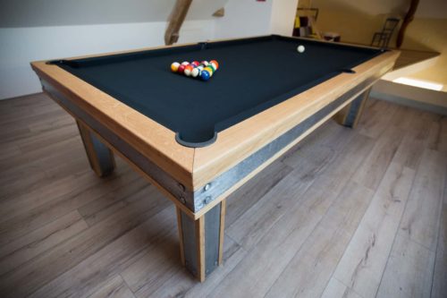 Ateliers JOVIS : Billard décor Zinc