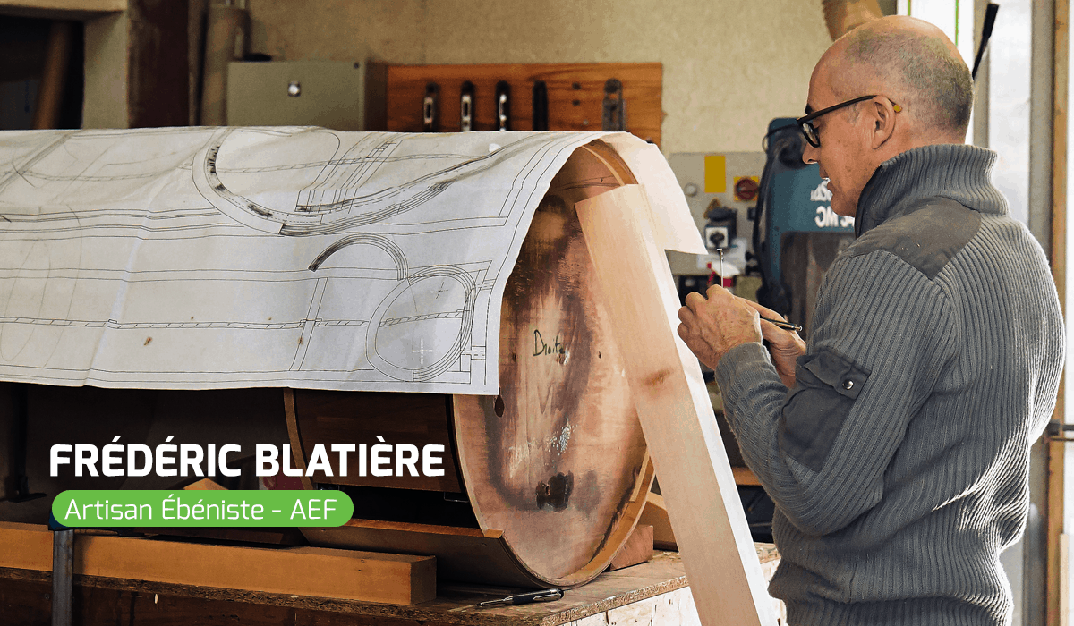 Frédéric Blatière, artisan ébéniste AEF