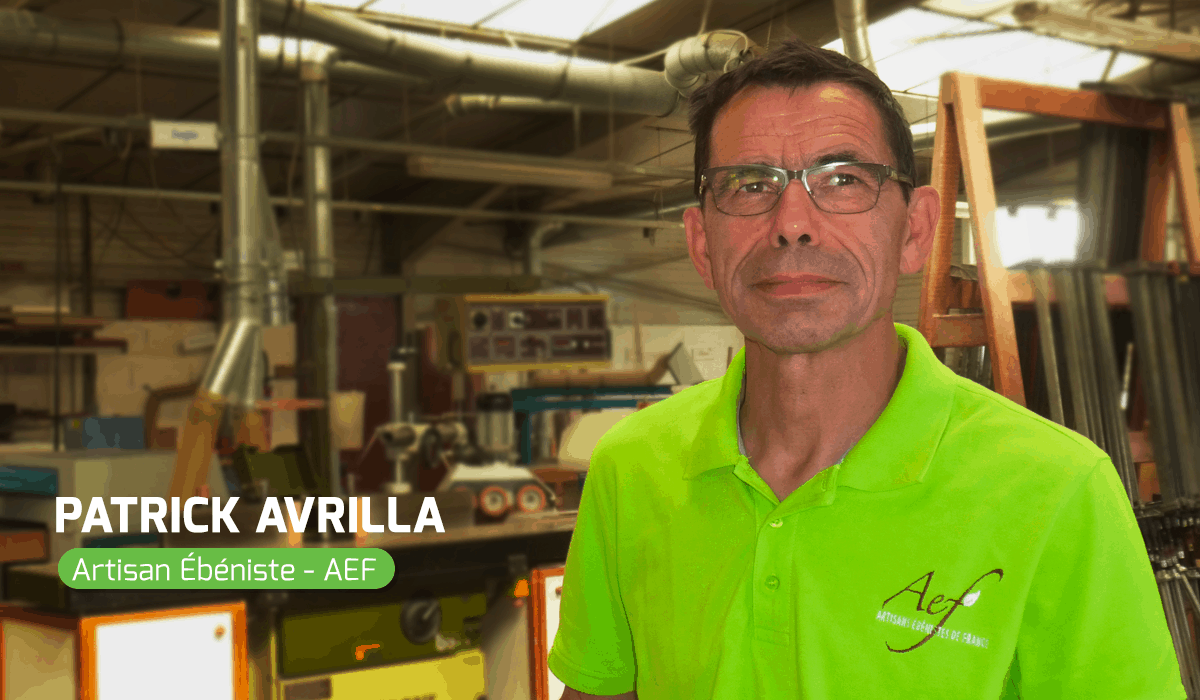 Patrick Avrilla, artisan ébéniste AEF