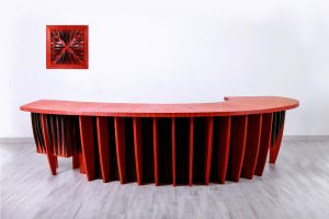 Bureau contemporain et design Red Harmony