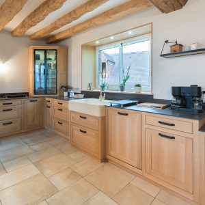 cuisine en bois naturel
