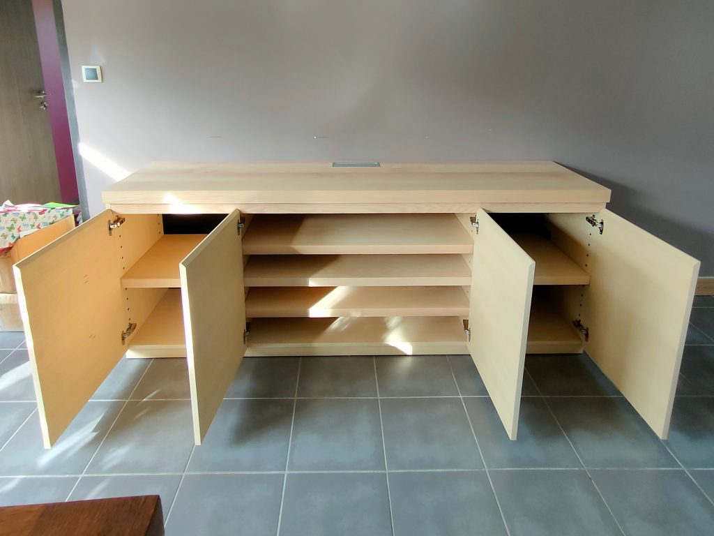 Buffet meuble télé en frêne