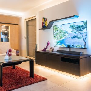 agencement espace tv