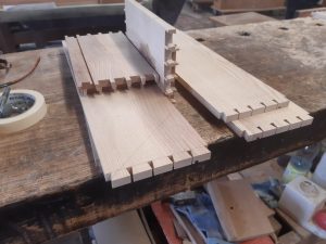 Détail assemblage des tiroirs